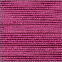 Rico Design Wolle Creative Ricorumi DK 25 g, Beere - Packungsgrösse: 1 Stück - Länge: 57.5 m - Material: Baumwolle - Detailfarbe: Brombeer - Waschbar bei: 30 °C - Nadelstärke: 3 mm - 4 mm