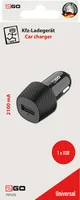 2GO KFZ-Ladegerät 2100mA 1x USB-A 12V schwarz