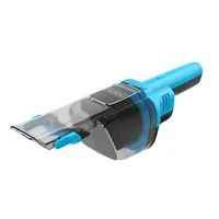 BLACK+DECKER Akku-Handsauger NVD215J-QW Schwarz/Hellblau - Akkutyp: Lithium-Ion (Li-Ion) - Staubsauger Typ: Akku-Handstaubsauger - Nasswischfunktion: Nein - Max. Laufzeit: 9.5 min - Ladezeit: 240 min - Spannung: 7.2 V