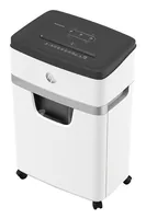 HP Aktenvernichter OneShred 18CC P-4, 18 Seiten - Vernichtbare Aktentypen: Heftklammern - Kreditkarten - Büroklammern - Schnittart: Partikelschnitt - Sicherheitsstufe: 4 - Schnittausgabe: 4 x 35 mm - Blattkapazität: 18 Seiten - Zufuhrautomatik: Ja