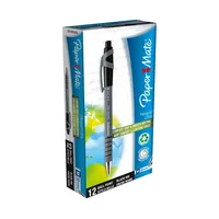 Paper Mate Kugelschreiber Flexgrip Ultra 1 mm, Schwarz - Verpackungseinheit: 1 Stück - Set: Nein - Schriftfarbe: Schwarz - Strichstärke: 1 mm - Stiftfarbe: Schwarz - Eigenschaft-Stift: Ergonomisch