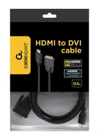 Gembird 1.8m, HDMI/DVI, M/M DVI-D Black