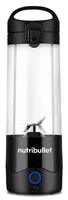 NUTRiBULLET Smoothie Maker Portable Schwarz - Motorleistung: 14.8 W - Funktionen: Mixen - Smoothies - Zerkleinern - Detailfarbe: Schwarz - Fassungsvermögen: 0.475 l