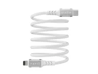 Havit CB6298 - Magnetic USB type C-Lightning cable, 1 m (white)