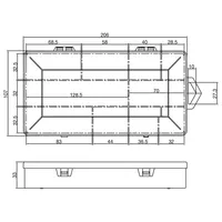 InLine Small Components Box 10 shelfs 206x107x33mm, transparent