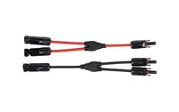 FURBER.power Y-Verteiler FC4 1 auf 2, Set - Anschluss Seite B: FC4 Stecker (kompatibel mit MC4 - DL4 - TS4 - QC4) - Anschluss Seite A: FC4 Buchse (kompatibel mit MC4 - DL4 - TS4 - QC4)
