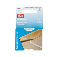 Prym Lederklebeband 5 m x 12 mm - Verpackungseinheit: 1 Stück - Detailfarbe: Transparent - Produkttyp: Lederklebeband