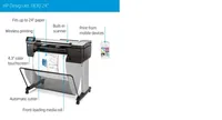 HP Designjet T830 24-in Multifunction Printer Großformatdrucker WLAN Tintenstrahl Farbe 2400 x 1200 DPI 610 x 1897 mm Ethernet/LAN