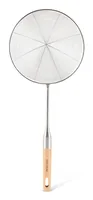 Ken Hom Abgiesssieb Hellbraun/Silber - Produkttyp: Abgiesssieb - Material: Holz - Edelstahl - Detailfarbe: Silber - Hellbraun - Zusammenklappbar: Nein