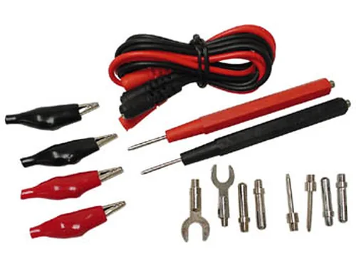 Velleman Prüfspitze TLM10 Set - Zubehörtyp: Prüfspitze - Schnittstellen: Bananenstecker - Set: Ja - Kabellänge: 90 cm
