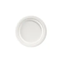 Duni Einwegteller Bagasse 17 cm 50 Stück, Weiss - Produkttyp: Einwegteller - Materialtyp: Pflanzliche Faser - Material: Zuckerrohrpulpe (Bagasse) - Detailfarbe: Beige - Weiss