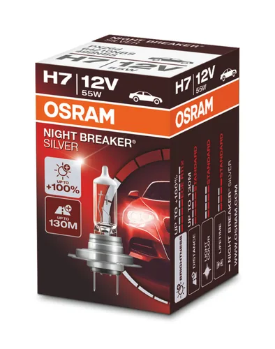 Osram 64210NBS NIGHT BREAKER SILVER H7 Folding Box