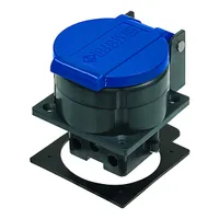 Steffen 13 6282 23 socket-outlet T23 Black, Blue