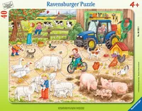 Ravensburger Puzzle Bauernhof - Motiv: Arbeitswelt - Altersempfehlung ab: 4 Jahren - Tiefe: 32.5 cm - Eigenschaften: Keine Eigenschaft - Zertifikate: Keine Zertifizierung - Breite: 24.5 cm