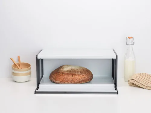 Brabantia 236785 bread box Rectangle White Steel
