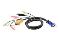 ATEN 2L-5302U - Tastatur- / Video- / Maus- / Audio-Kabel - 1.83 m