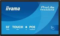 iiyama ProLite TW3226AS-B3P Projiziert-kapazitiv 31.5 - Energieeffizienzklasse: Keine - Detailfarbe: Schwarz - Bildschirmdiagonale in Zoll: 31.5  - Auflösung: 1920 x 1080 (Full HD) - Seitenverhältnis Bildschirm: 16:9 - Schnittstellen: HDMI - RJ-45 (LAN) -