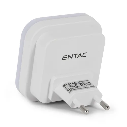 Entac Nachtlicht 0.5W quadrat. WW White Dämmerungssensor