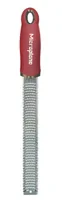 Microplane Zester Küchenreibe in Granatapfelrot für Zitrusfrüchte, Parmesan
