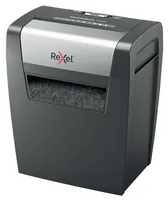 Rexel Aktenvernichter Momentum X308 P-3, 8 Seiten - Vernichtbare Aktentypen: Papier - Büroklammern - Schnittart: Partikelschnitt - Sicherheitsstufe: 3 - Schnittausgabe: 5 x 42 mm - Blattkapazität: 8 Seiten - Zufuhrautomatik: Nein