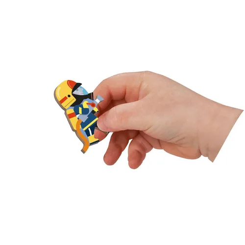 Janod Beschäftigungsspielzeug Magnetbuch Feuerwehr - Altersempfehlung ab: 3 Jahren - Material: Karton - Eigenschaften: Keine Eigenschaft - Zertifikate: Keine Zertifizierung - Detailfarbe: Mehrfarbig - Blau