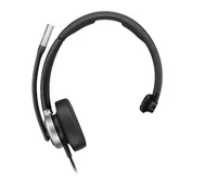 HP Poly Mission 615 Monaural USB Wired Headset Auricolare Cablato A Padiglione Ufficio USB Type-C / USB Type-A Nero