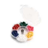 Prym Druckknöpfe Color Snaps Mini inkl. Werkzeug Ø 9 mm, 72 Stück - Detailfarbe: Mehrfarbig