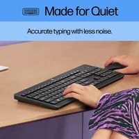 HP 230 Wireless Keyboard Tastatur Universal RF Wireless Schwarz