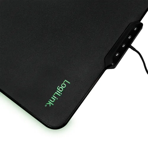 Logilink Gaming Mauspad mit RGB-LED Beleuchtung 7 LED-Farben