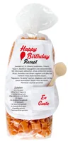 Trendcompany Pasta Happy Birthday - Nährwertangabe pro: 100 g - Energiegehalt (in kj): 1197 KJ - Energiegehalt (in kcal): 282 Kcal - Fett: 0.7 g - Davon gesättigte Fettsäuren: 0 g - Kohlenhydrate: 58.7 g
