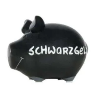 G. Wurm Spardose Schwarzgeld 12.5 x 9 x 9 cm - Breite: 12.5 cm - Höhe: 9 cm - Länge: 9 cm - Produkttyp Geschenke: Spardosen - Motiv: Schwein