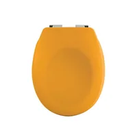 spirella Toilettensitz Neela Gelb matt - Breite: 37.3 cm - Länge: 45.5 cm - Detailfarbe: Gelb