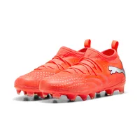PUMA Shoes Future 9 Match FG/AG Jr Orange, 37 - Detailfarbe: Orange - Zielgruppe: Kinder - Sohlen: Kunstrasen (AG) - Nocken (FG) - Schuhgrösse (EU): 37