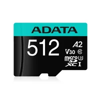 Premier Pro 512 GB microSDXC (UHS-I U3, Class 10, V30, A2)