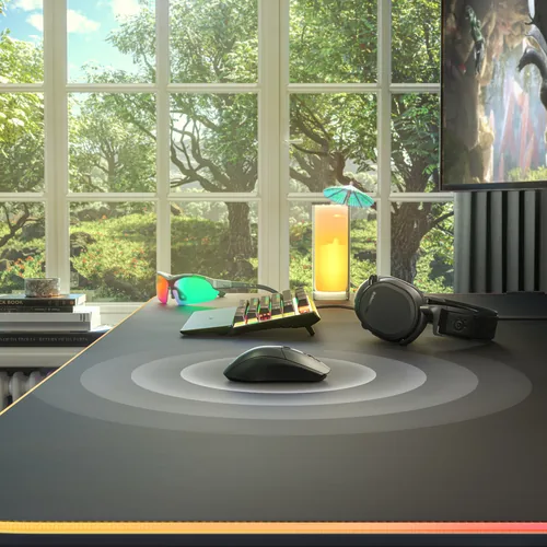 Steel Series Gaming-Maus Rival 3 Wireless - Maus Features: Umschaltbare DPI-Auflösung - RGB-Beleuchtung - Daumentaste - Beleuchtung - Scrollrad - Bedienungsseite: Rechtshänder - Detailfarbe: Schwarz - Gewicht: 106 g - Verbindungsart: Kabellos - Schnittste