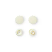 Prym Druckknöpfe Color Snaps Perle, Ø 12,4 mm, 30 Stück - Detailfarbe: Perlweiss