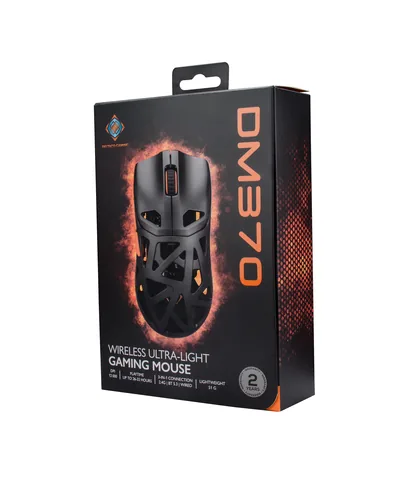 Deltaco Gaming DM370 Maus Beidhändig RF Wireless + Bluetooth + USB Type-A Optisch 12000 DPI