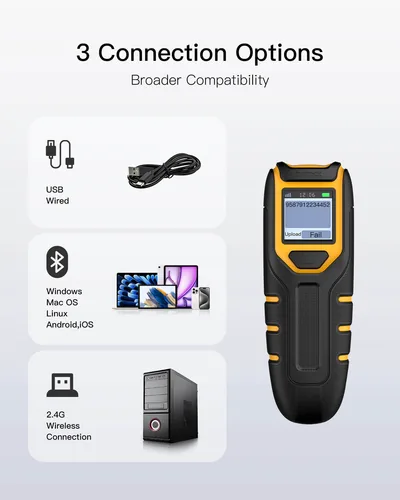 inateck Barcodescanner 47 black BCST-47_black