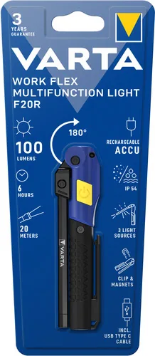 Varta Work Flex Schwarz LED