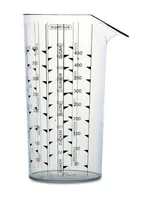 Rosti Messbecher 5 dl, Transparent - Produkttyp: Messbecher - Materialtyp: Kunststoff - Material: Styrol-Acrylnitril-Copolymer (SAN) - Detailfarbe: Transparent - Set: Nein - Volumen: 5 dl