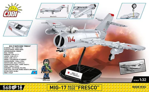 COBI MiG-17 NATO Code "Fresco"