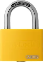 Abus Vorhängeschloss T65AL/40 Gelb Aluminium - Schlossart: Schlüssel - Set: Nein - Aussenanwendung: Ja