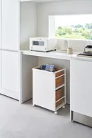 Yamazaki 4810 housekeeping cart White