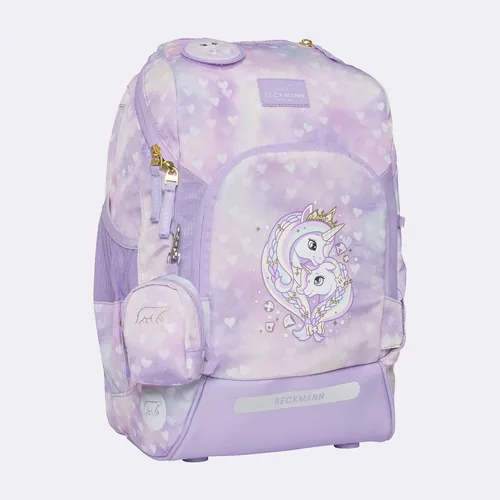 Beckmann Schulrucksack-Set Active Air Flx Unicorn Princess, 6-teilig - Altersempfehlung ab: 6 Jahren - Wasserabweisend: Ja - Detailfarbe: Violett - Gewicht: 1000 g - Volumen: 25 l - Motiv: Einhorn