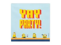 PartyDeco Servietten Minions Paper Blue, Yellow 20 pc(s)