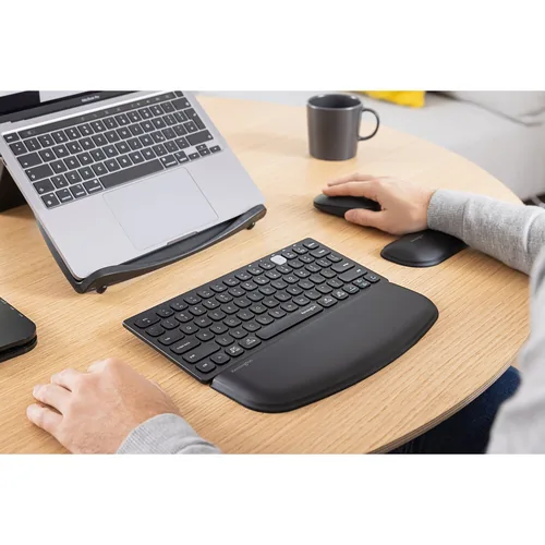 KENSINGTON ErgoSoft Wrist Rest For Slim Compact Keyboards Black