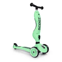 Scoot and Ride Scooter Highwaykick 1 Kiwi - Altersempfehlung ab: 1 Jahr - Ausstattung: Fussbremse - Höhenverstellbarer Sitz - Reifentyp:  Kunststoffreifen - Nachhaltigkeit: Nicht angegeben - Belastbarkeit: 50 kg - Einsatzgebiet: Freizeit