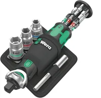 Wera Ratschen-Set 8009 Zyklop Pocket Imperial Set 2, 18-teilig - Grösse: 1/4  - 3/8  - Set: Ja