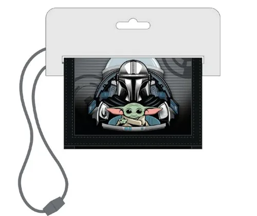 Undercover Portemonnaie Star Wars 13 x 8 cm - Münzfach: Ja - RFID-Schutz: Nein - Farbe: Grau - Schwarz - Material: Polyester - Verschluss: Klettverschluss