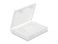 Delock Schutzgehäuse für 2.5? HDD / SSD Transparent - Zubehörtyp: Aufbewahrung
